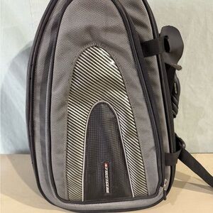 FitGear Black and Gray Motorcycle Bag